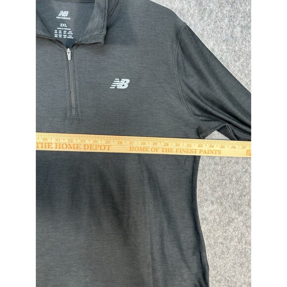 New Balance Women's 2XL Black Lightweight 1/4 Zip Pullover Slim Fit Fast Drying - Picture 8 of 10